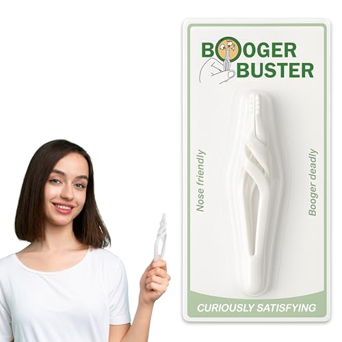 BOOGER BUSTER Nose Cleaner Massaging for The Nose Essential Cleaner Unique Sensation Must-Have White