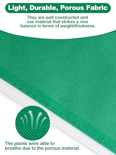 Abimars Plant Covers Freeze Protection Jacket 2.38 oz/yd², 2ft x 3.3ft Reusable Winter Drawstring Pl