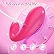 Vibrator für frauen - APP Fernbedienung Vibratoren mit 9 Vibrationmodi, Mini Klitoris Stimulator für Frauen Leise, Stark Erotisches Sex Spielzeug für Paare Extrem Sex