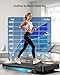 HUANUO Walking Pad, Laufband für Zuhause mit Steigung 5%, 150 kg Gewichtskapazität, 2,5 HP Laufband Schreibtisch für Zuhause und Büro, tragbares Laufbänder mit Fernbedienung & LED-Anzeige, Knieschutz
