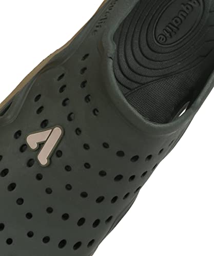 Image of Aqualite AL-635 Slip-On Clogs for Man with EVA Material | Anti-Skid | No Heel | Quick Dry | Lightweight Casual Multipurpose EVA Clogs for Men, Boys & Outdoor Use Olive Khaki Size-10
