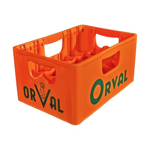 Caja de plástico Orval para 24 botellas de cerveza belga 2