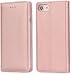 Produktbild Handy 7 Plus Hülle,IPHOX Handyhülle iPhone 8 Plus Lederhülle Schutzhülle Tasche Leder Flip Case Wallet Stylish mit Standfunktion Etui für Apple iPhone 7Plus / 8Plus (5,5 Zoll) - Roségold / E