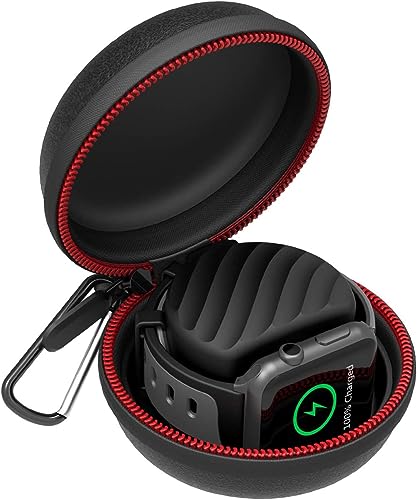 Portable Charger Holder Storage case and Charger for Samsung Galaxy Watch 8 Ultra 7 6 5 Pro 4 Classic 3 Active 2