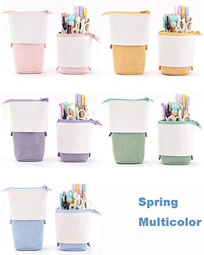 Miniatura 4 de Portalápices alargable, de poliuretano, colorido, ideal para cosméticos también