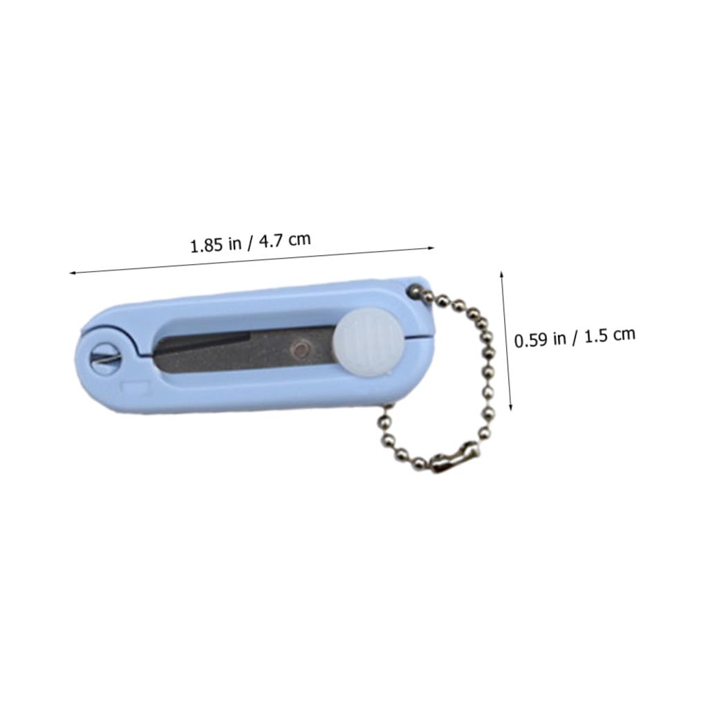 Tofficu 3 Ensembles Ciseaux Portables Coupe-Coutures Ciseaux À Tissu Petits Pour Coupe-Fil D'Artisanat Sans Danger Pour Les Enfants De Travail 5 pièces * 3