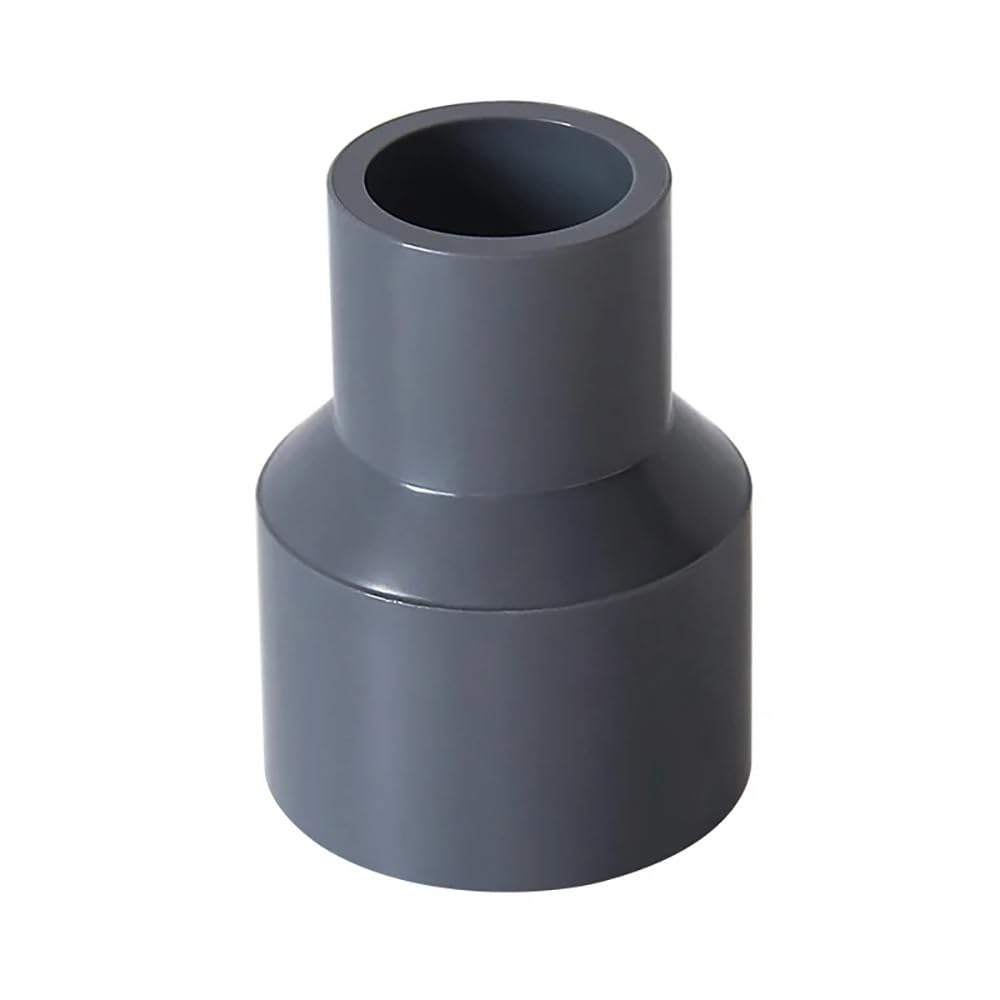 1 szt. Redukcja do rur PVC 75 mm-32 mm, 200 mm-160 mm - niebiesko-biało-szara, szybkoschnąca, do przyłącza wody(Gray,90x63mm)