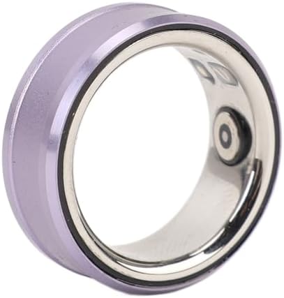 Smart Ring Health Tracker for Men and Women with Sleep Monitoring, Body Temperature, Stainless Steel Waterproof Activity Fitness Trackers, Lightweight and Comfortable