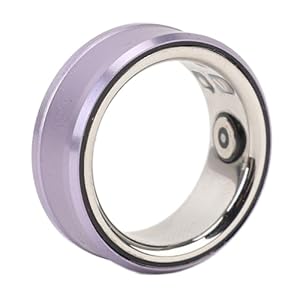 Zunate Smart Ring Health Tracker, Fitness and Wellness Tracker with Body Temperature, Sleep Monitoring, Step Recording, Waterproof Activity Tracker Pedometer Ring for Women Men