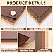 gisgfim 60 Sheets Colored Cardstock 8.5 X 11 Solid Dyed Core Brown Construction Paper Cardstock 5 Assorted Colors Card Stock Printer Scrapbook Paper 65lb/180gsm for Embossing Printing DIY Craft Arts