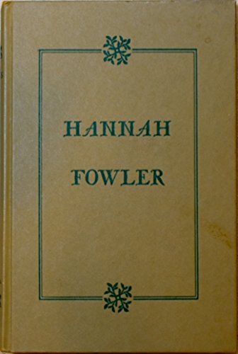 Hannah Fowler B002G9XGVS Book Cover