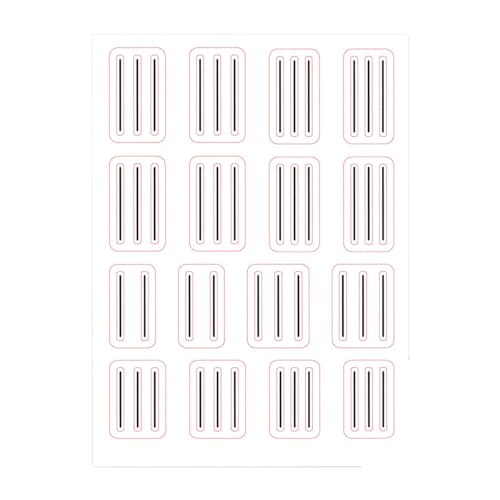 格子縞のラインネイルアートステッカーデカールネイル供給接着デカールアートデザインステッカーマニキュアアクセサリーラインネイル