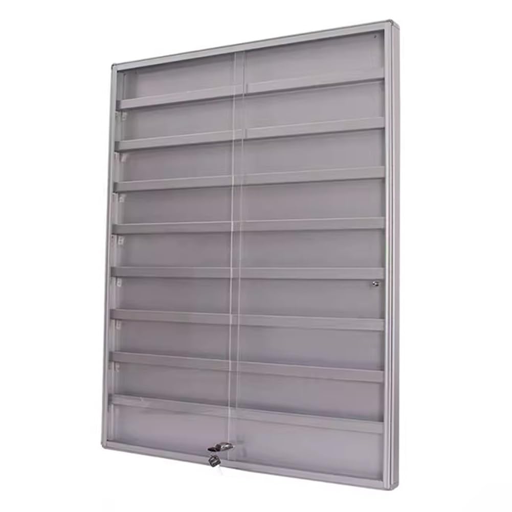 Amazon.com: Cigarette Showcase Display Case with Lock Key, Security Locking  Display Case Dust-proop Showcase for Collectible Office Retail Store Cabinet  Safe Box Storage ( Color : Silver , Size : 80x100x4.3cm ) :