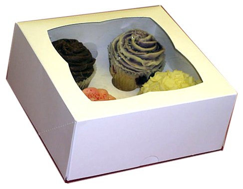 AVM 2 Color Blanco Hada Cupcake Magdalena Caja y