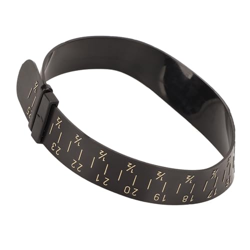 Haofy Medidor de Pulsera de Calibre de Muñeca, Herramienta de Medición de Doble Escala de Plástico Liviano para Medir con Precisión Anillos y Pulseras, para Compromisos y Bodas