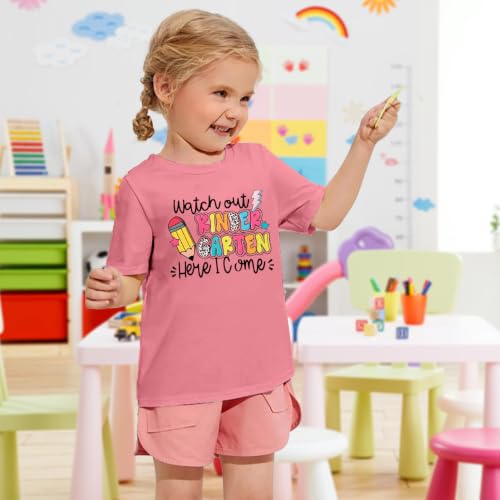 Image of Kindergarten Shirt Boys Girls: First Day of Kindergarten Shirt Kids Back to School Shirts School Gift Tee
