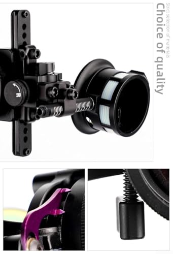 ZAMETTER Amy Single Pin Aluminum Alloy Sight Recurve Bow Sight, Compound Bow Accessories Combination Set - Image 5