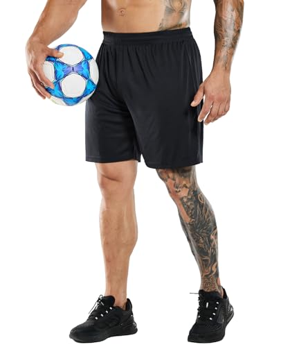 MIER Men's Pocketless Athletic Shorts