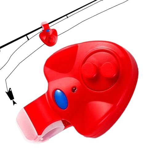Fyrdyn Alarma de, Clip en Caña con Alerta de Luces para r, Dispositivo Impermeable de Alerta para Principiantes y Expertos