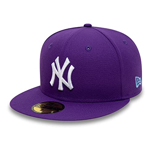 New Era Cap 59FIFTY Herren Basecap NFL NBA MLB Limited Edition (New York Yankees Purple White, 8)