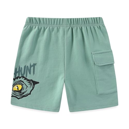 Image of Jurassic World Rebirth Boys 2 Piece Short Sleeve T-Shirt and French Terry Shorts Set for Big Kids