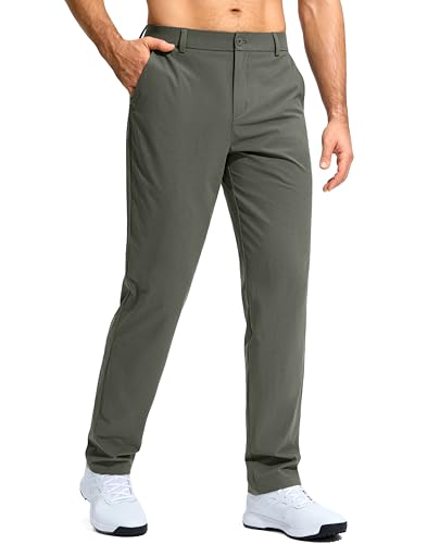Image of G Gradual Mens Golf Pants Stretch Dress Casual Pants 30 inch /32 inch /34 inch Lightweight Work Travel Slacks for Men with 4 Pockets