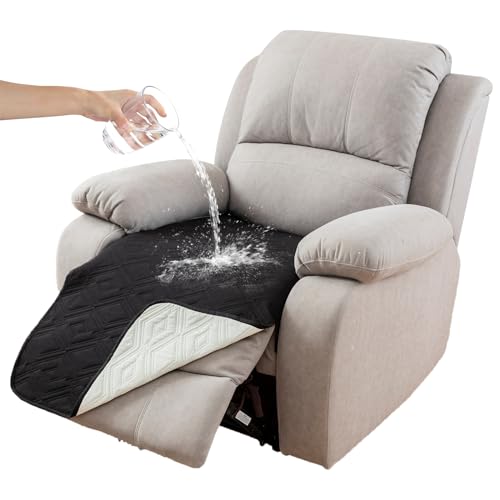 Genina 100% Waterproof Recliner Chair Covers, Anti-Slip Recliner Cover Dog Chair Cover Fur - image 1