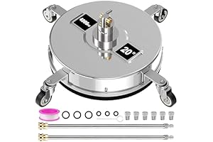 Aihand 20&#x27;&#x27; Pressure Washer Surface Cleaner with Attachments