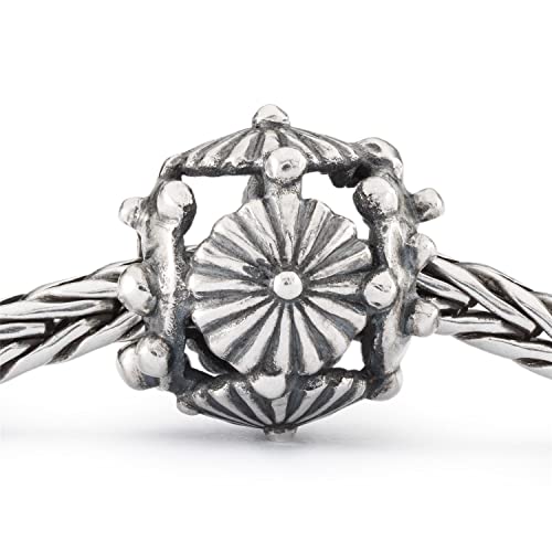 Cuenta de plata TAGBE-10266 de Trollbeads para pulseras modulares 4