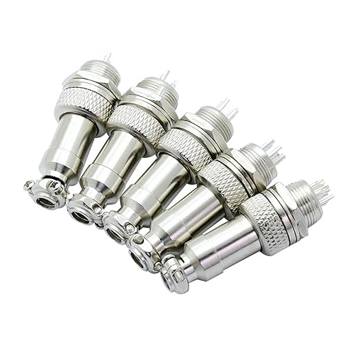 Conector para panel GX12 5 Pin macho hembra de 12mm que evita desconexiones de cables 2