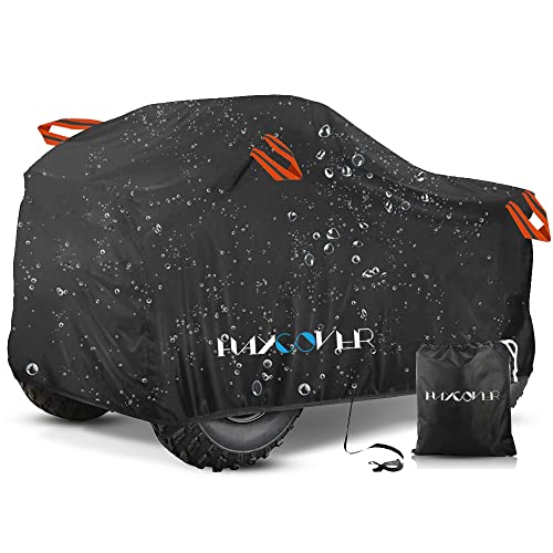 Cubierta impermeable resistente para cuatrimoto de 4 ruedas, para todas las estaciones, resistente a la intemperie, protección UV para Polaris, Kawasaki, Yamaha, Honda, 59 x 39 x 39 pulgadas (juvenil)