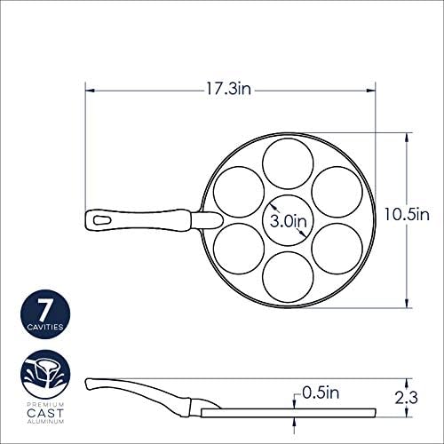 Miniatura 9 de Sartén Nordic Warepara minitortitas Scandinavian Silver Dollar Pancake 175 Negro