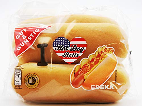Gut & Günstig Hot Dog Rolls, 5er Pack (5 x 250g)