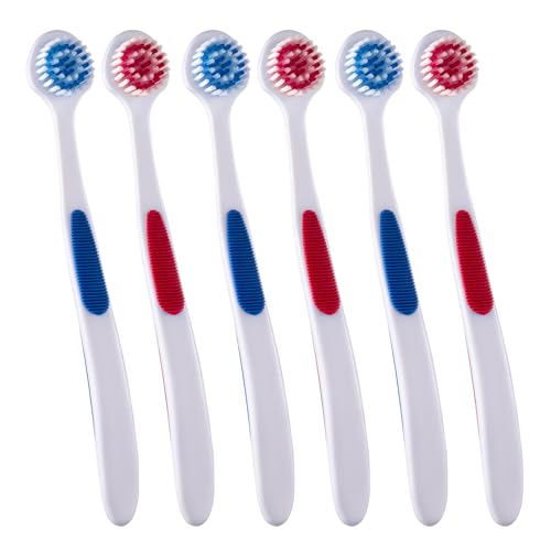 Frekare Tongue Brush (6 Pack), Tongue Cleaner for Adults & Kids, Oral Hygiene Essentials