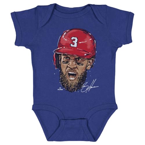 500 LEVEL Bryce Harper Baby Infant One Piece Bodysuit (24M, Royal Blue) - Bryce Harper Scream WHT