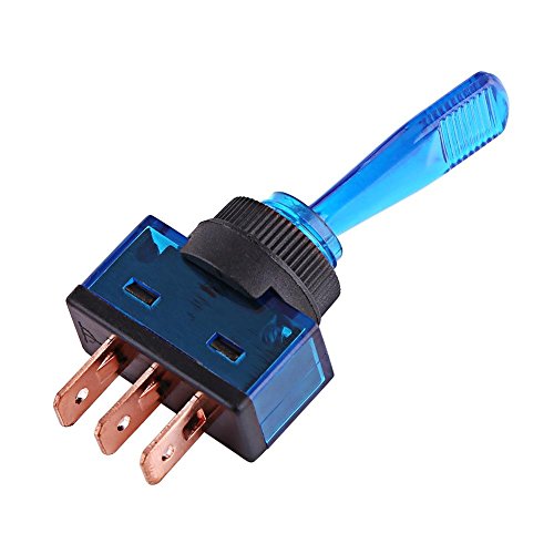 Interruttore a levetta, Keenso 4 pz 12 V 20 a LED