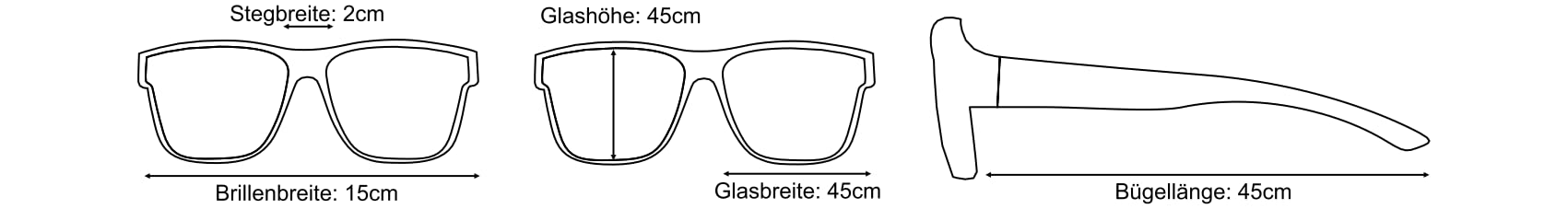 DanCarol DC-POL-2040-C6-GRAU HI-Die Überbrille, ideal für BrillenträgerDanCarol