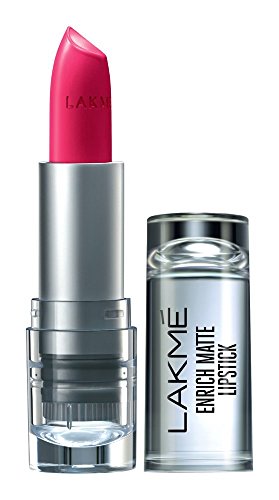 Image of LAKME Enrich Matte Lipstick Shade PM15, Long Lasting, Moisturizing Matte Lip Colour with Vitamin E - Non Drying, Creamy Matte Bullet Lipstick, Matte Finish, 4.7g