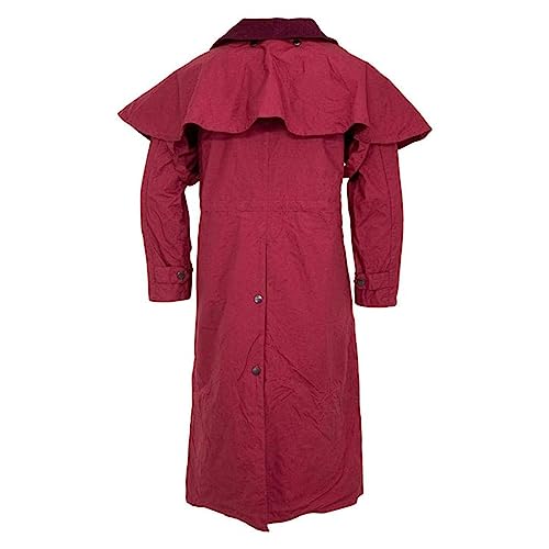 Outback Trading Company Women's Matilda Waterproof Windproof Breathable Long Waxed Cotton Western Duster Coat2