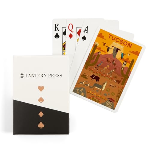 Lantern Press Tucson Arizona Cartas Póker 52 piezas