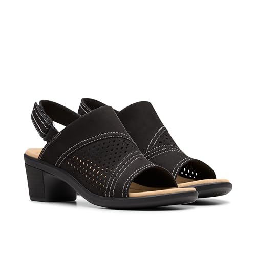 Image of Clarks Women's Emily2 Mist Heeled Sandal | Casual Sandals