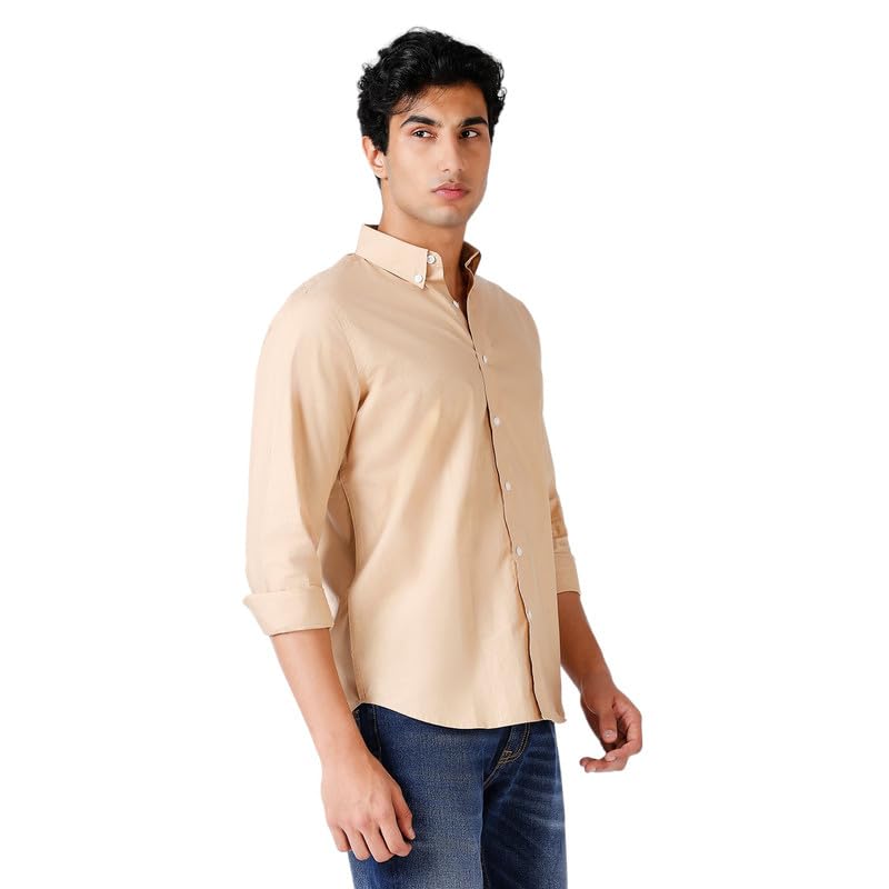 Image of MARK & ALBERT Men's Cotton Formal Shirt