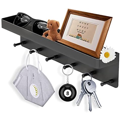 JFYU Llavero con estante de pared multifunción Cover