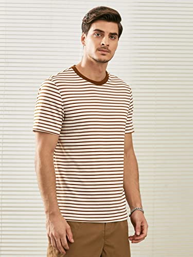 Image of Leriya Fashion Men's T-Shirts || Comfortable T-Shirts for Men || Tech Printed Casual T-Shirt || Men Stylish T-Shirt with Short Sleeve || Turn-Down Collar T-Shirt for Boys