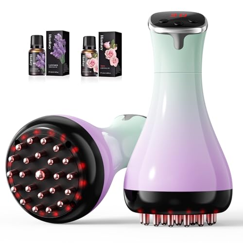 Lymphatic Drainage Massager Anti-Cellulite Massager For Body Cellulite and Thigh & Belly Stretch Marks Reduction Handheld Massage tools for lymphedema & lipedema Sciatica Nerve pain relief Devices