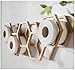 Porte-Papier en Bois pour Papier Toilette - Étagère en Forme de nid d'abeille (Naturel)