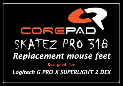 Corepad Skatez PRO Logitech G PRO X SUPERLIGHT 2 DEX用マウスソール 2set PTFE100%【国内正規品】 (PRO)