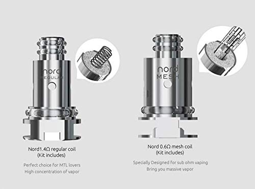 SMOK NORD REPLACEMENT COILS (Ceramic 1.4 Ohm) : Amazon.it: Elettronica SMOK NORD REPLACEMENT COILS (Ceramic 1.4 Ohm) : Amazon.it: Elettronica