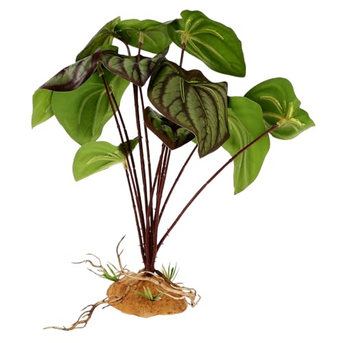HOLIDYOYO Life-Like Terrarium Plants for Reptile Tank Lizard Tank Accessories Artificial Plant Decor