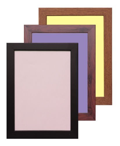 Wood Effect Photo Picture Frame Various Size Maxi Poster Frames Black Walnut Dark Oak (Black, 14" x 11" (35.56 x 27.94cm))